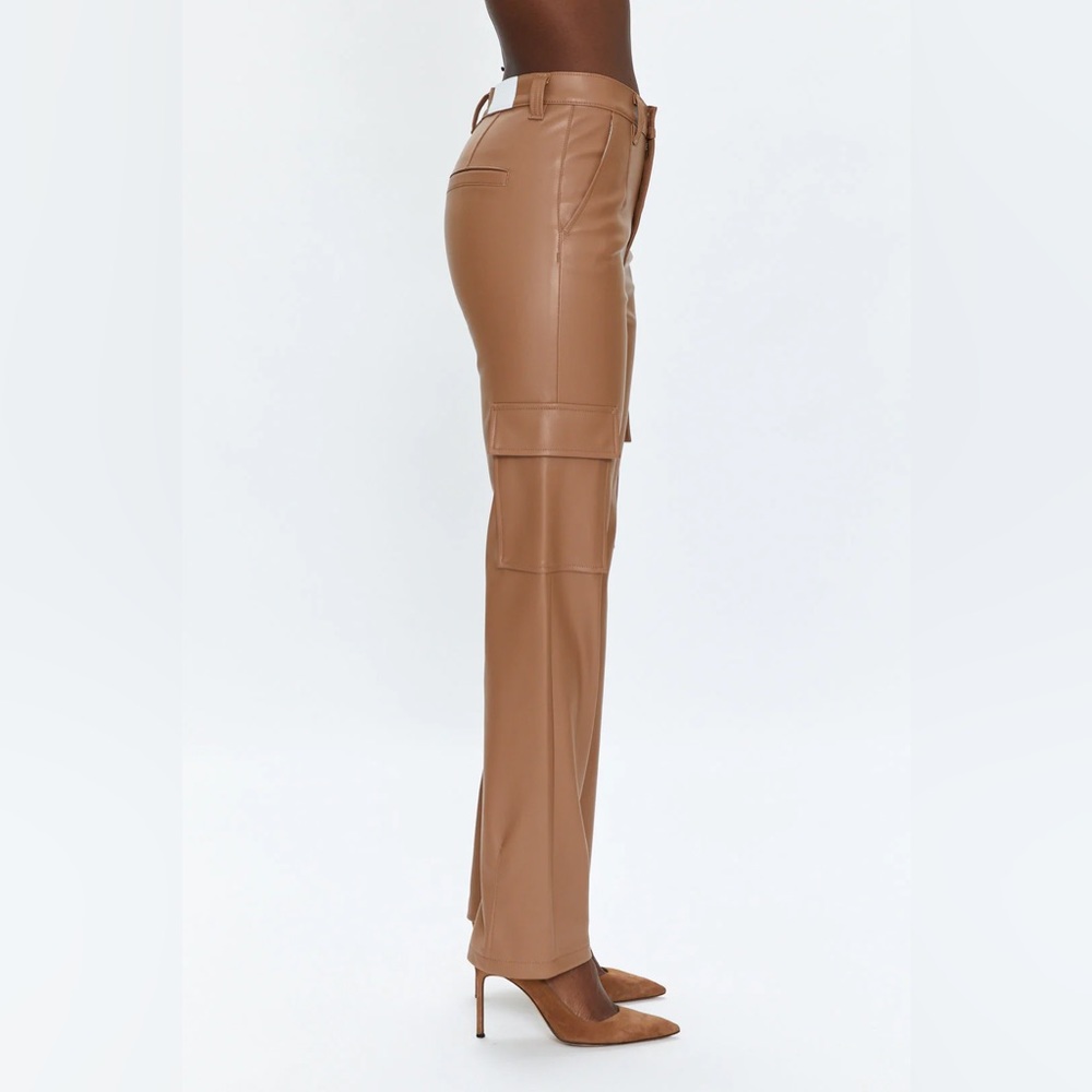 PISTOLA Cassie Utility High Rise Leather Pant - 27 - Picture 2 of 4